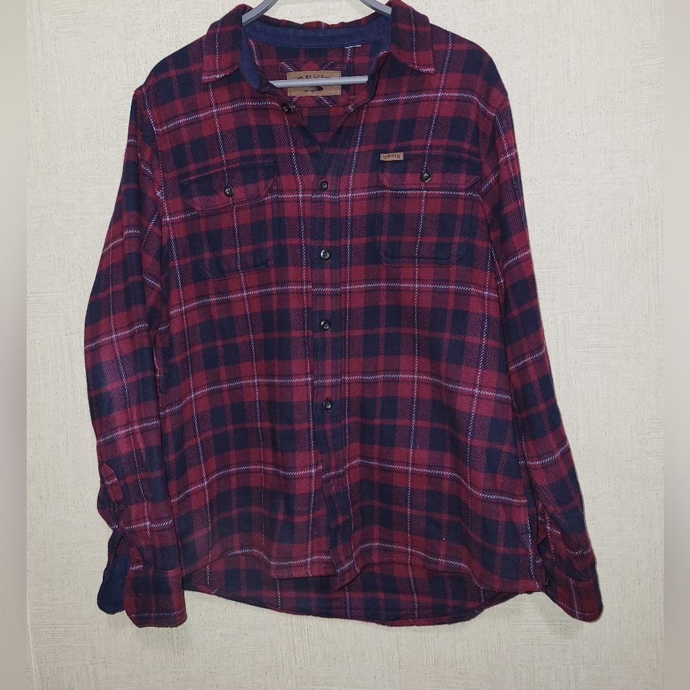 Mens Orvis flannel shirt medium